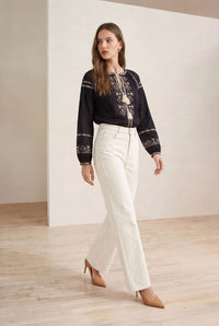 MAPLE EMBROIDERED BLOUSE