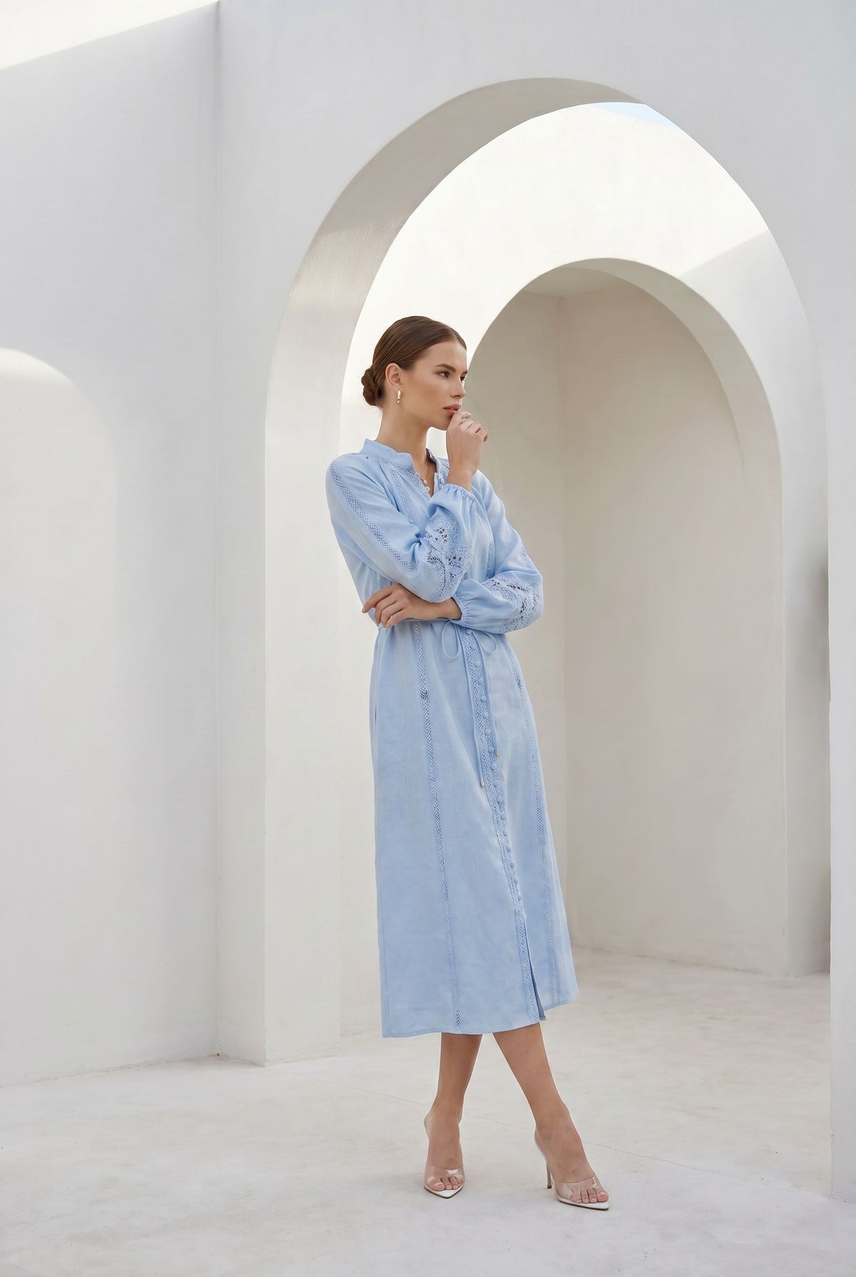 MEISSEN LINEN DRESS