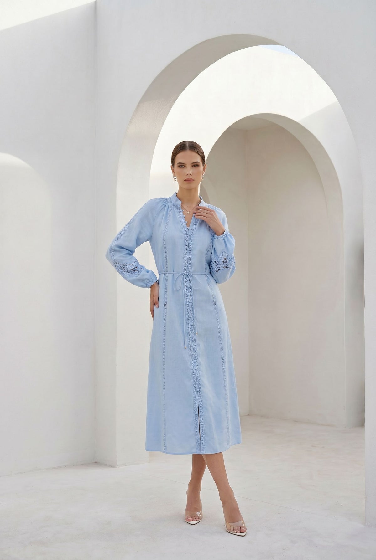 MEISSEN LINEN DRESS