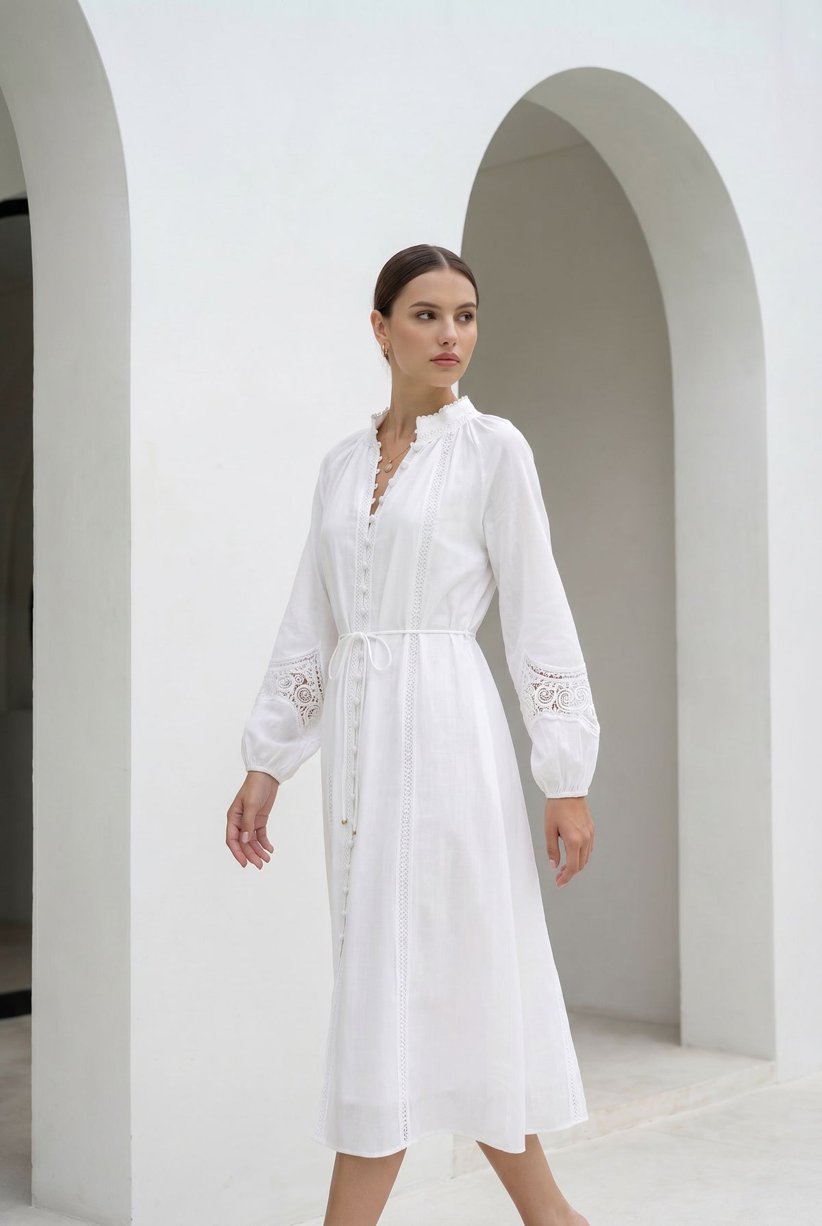 MEISSEN LINEN DRESS