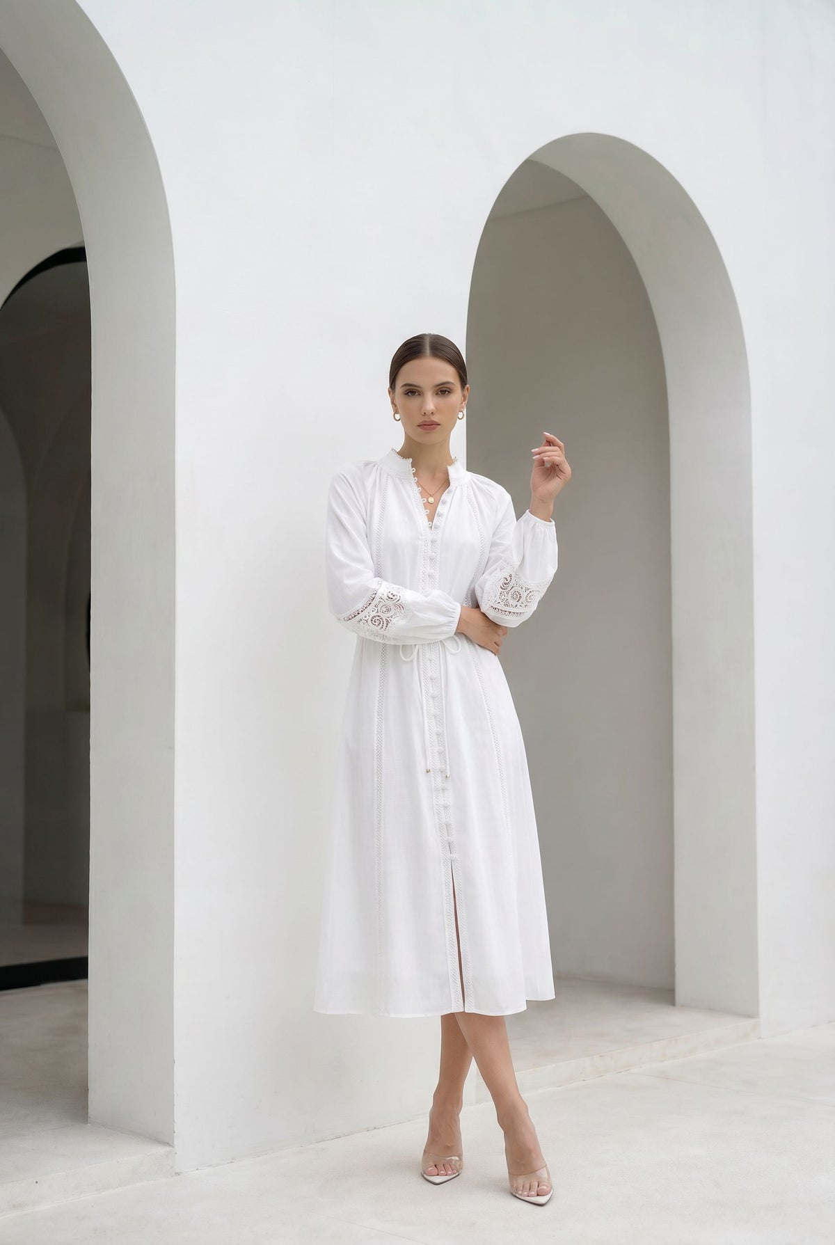 MEISSEN LINEN DRESS