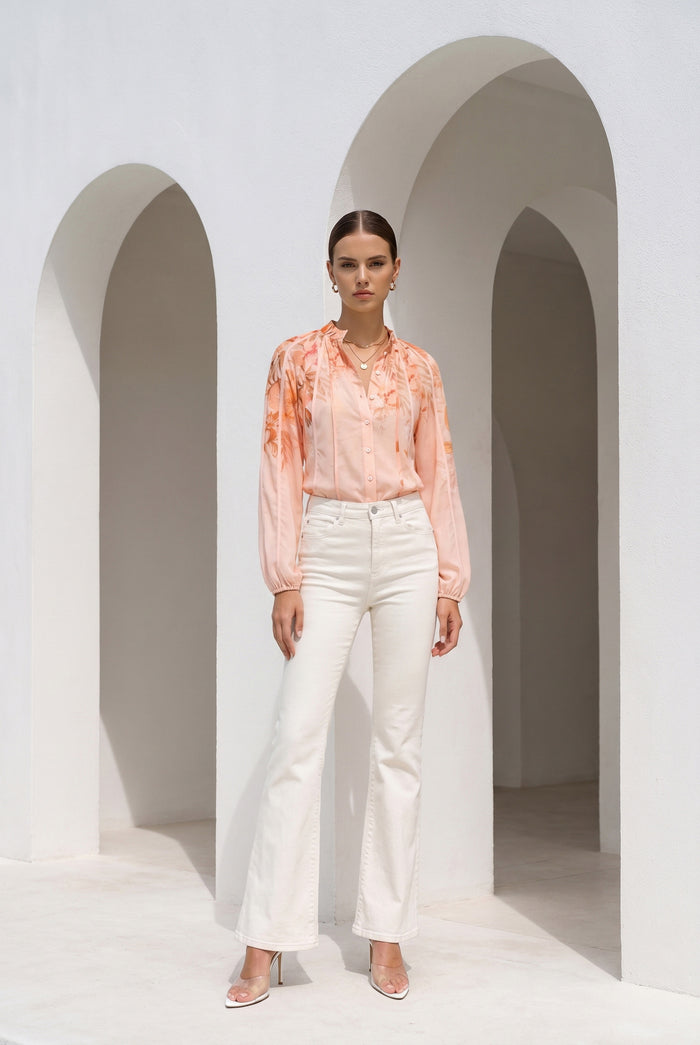 INES TENCEL BLOUSE