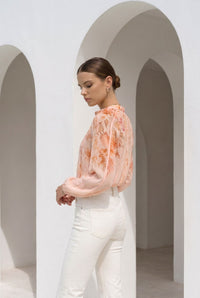 INES TENCEL BLOUSE