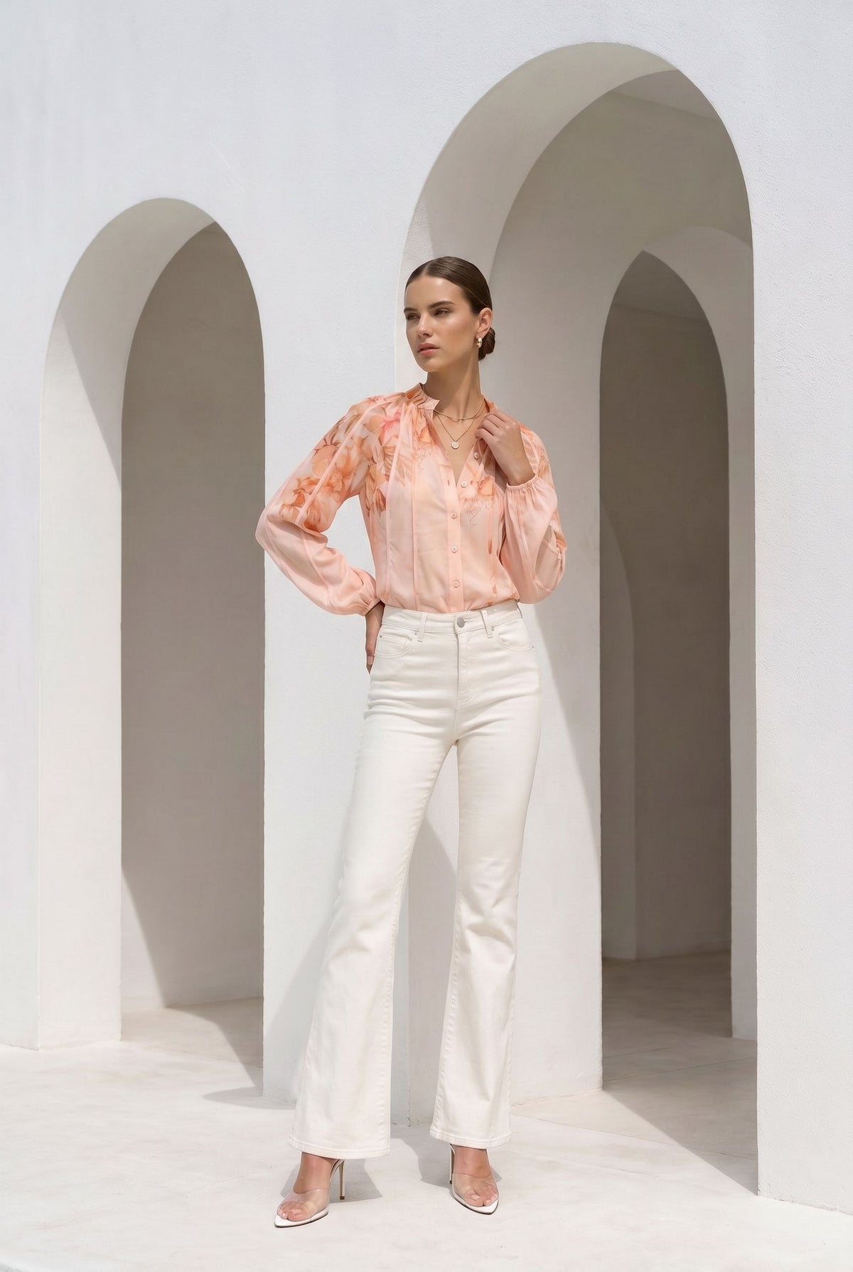 INES TENCEL BLOUSE