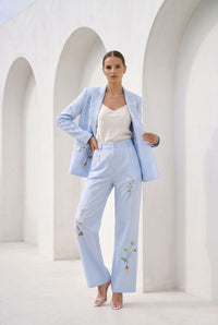 AMELIA EMBROIDERED PANTS