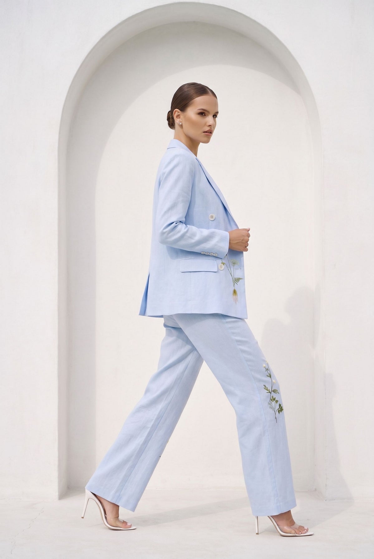 AMELIA EMBROIDERED PANTS