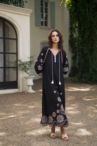 MARGUERITE EMBROIDERED DRESS