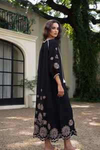 MARGUERITE EMBROIDERED DRESS