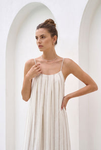 LYRA LINEN SLIP DRESS