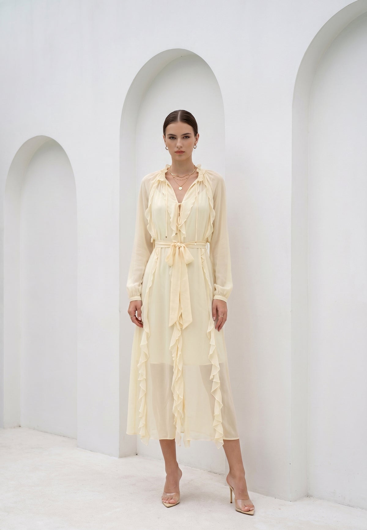 MARCELINE SILK DRESS