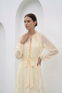 MARCELINE SILK DRESS