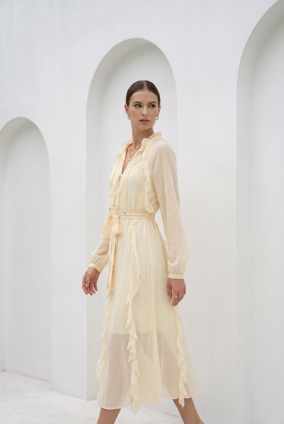 MARCELINE SILK DRESS