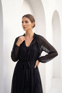 MARCELINE SILK DRESS