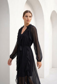 MARCELINE SILK DRESS