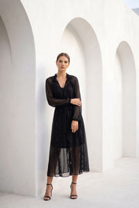 MARCELINE SILK DRESS