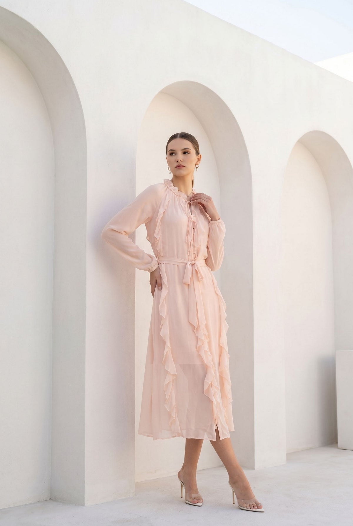 MARCELINE SILK DRESS