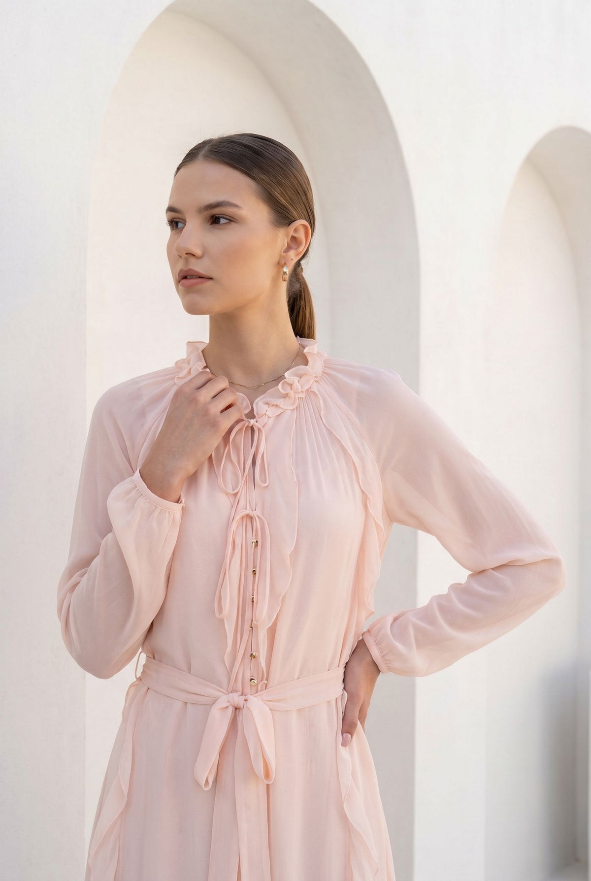 MARCELINE SILK DRESS