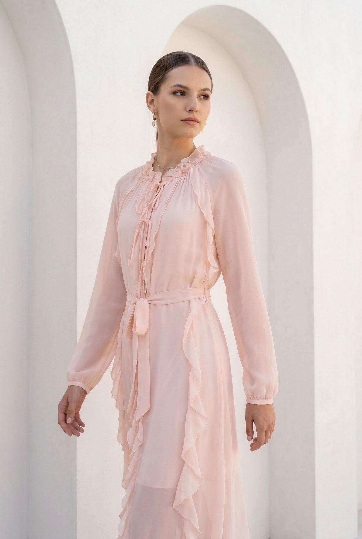MARCELINE SILK DRESS