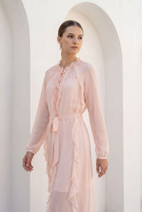 MARCELINE SILK DRESS