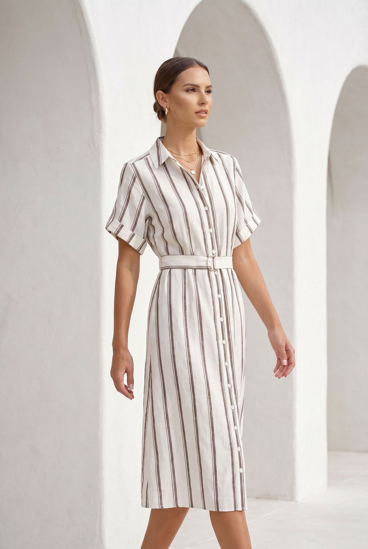 LYRA LINEN DRESS