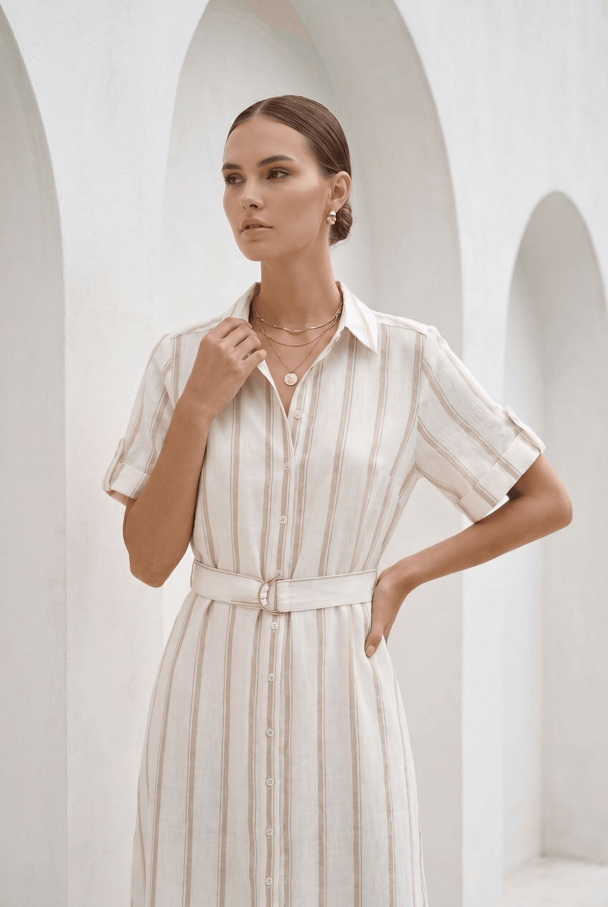 LYRA LINEN DRESS