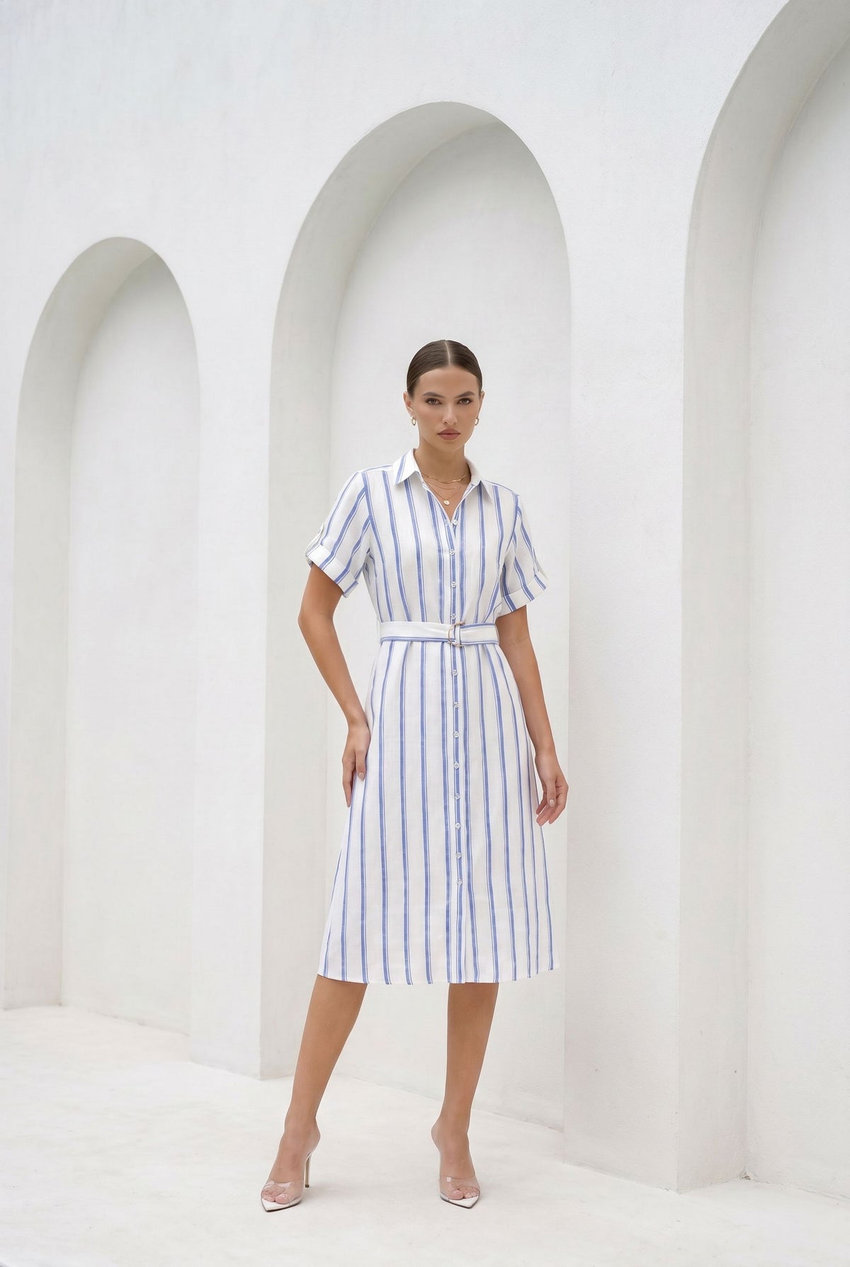 LYRA LINEN DRESS