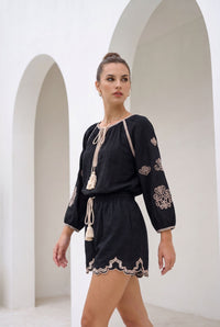 MARGUERITE EMBROIDERED BLOUSE