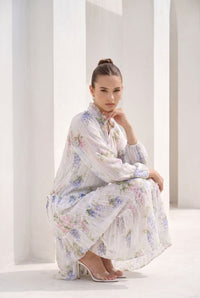 CHANTALLY PRINTED LONG DRESS