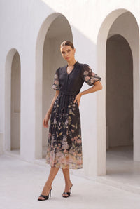 LOUETTA PRINTED DRESS