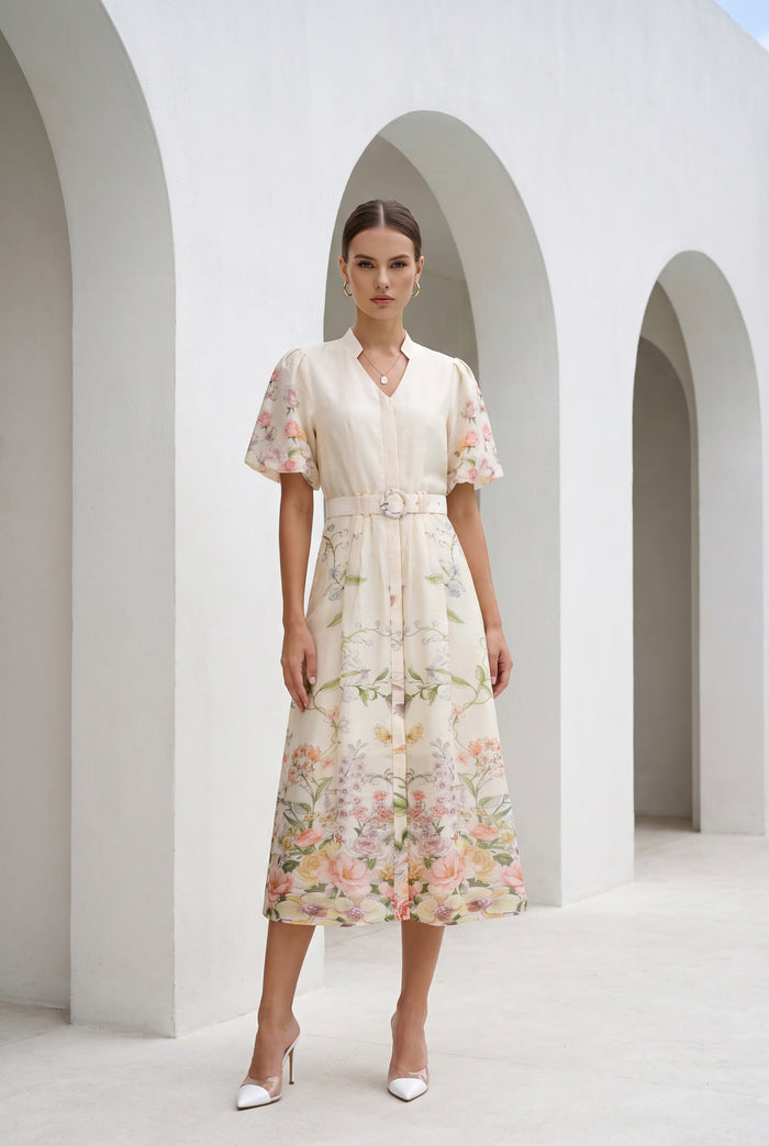 LOUETTA PRINTED DRESS