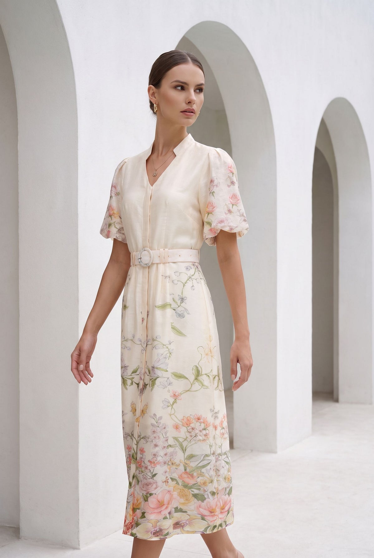 LOUETTA PRINTED DRESS
