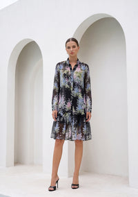 CHANTALLY PRINTED SHORT DRESS