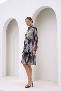 CHANTALLY PRINTED SHORT DRESS