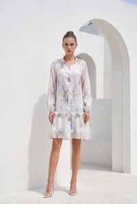 CHANTALLY PRINTED SHORT DRESS