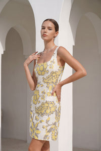 COCO LINEN SLIP DRESS