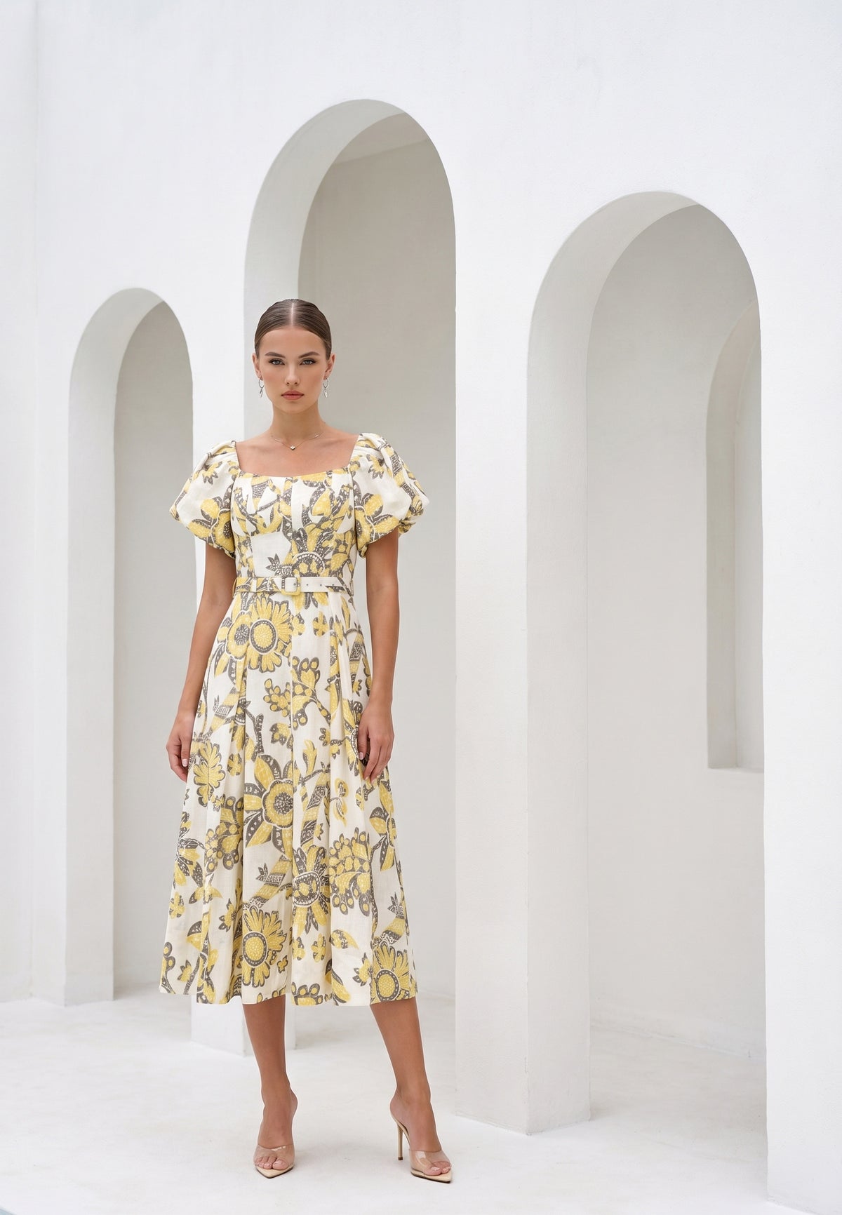 COCO LINEN LONG DRESS