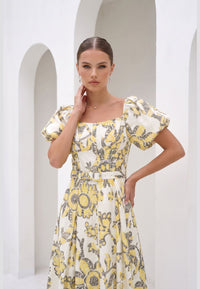 COCO LINEN LONG DRESS