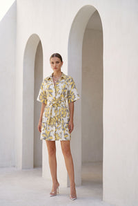 COCO LINEN SHORT DRESS