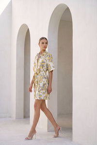 COCO LINEN SHORT DRESS