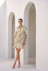 COCO LINEN SHORT DRESS