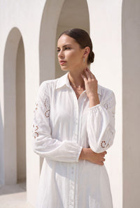AVA EMBROIDERED DRESS