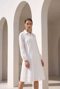 AVA EMBROIDERED DRESS