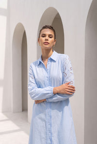 AVA EMBROIDERED DRESS