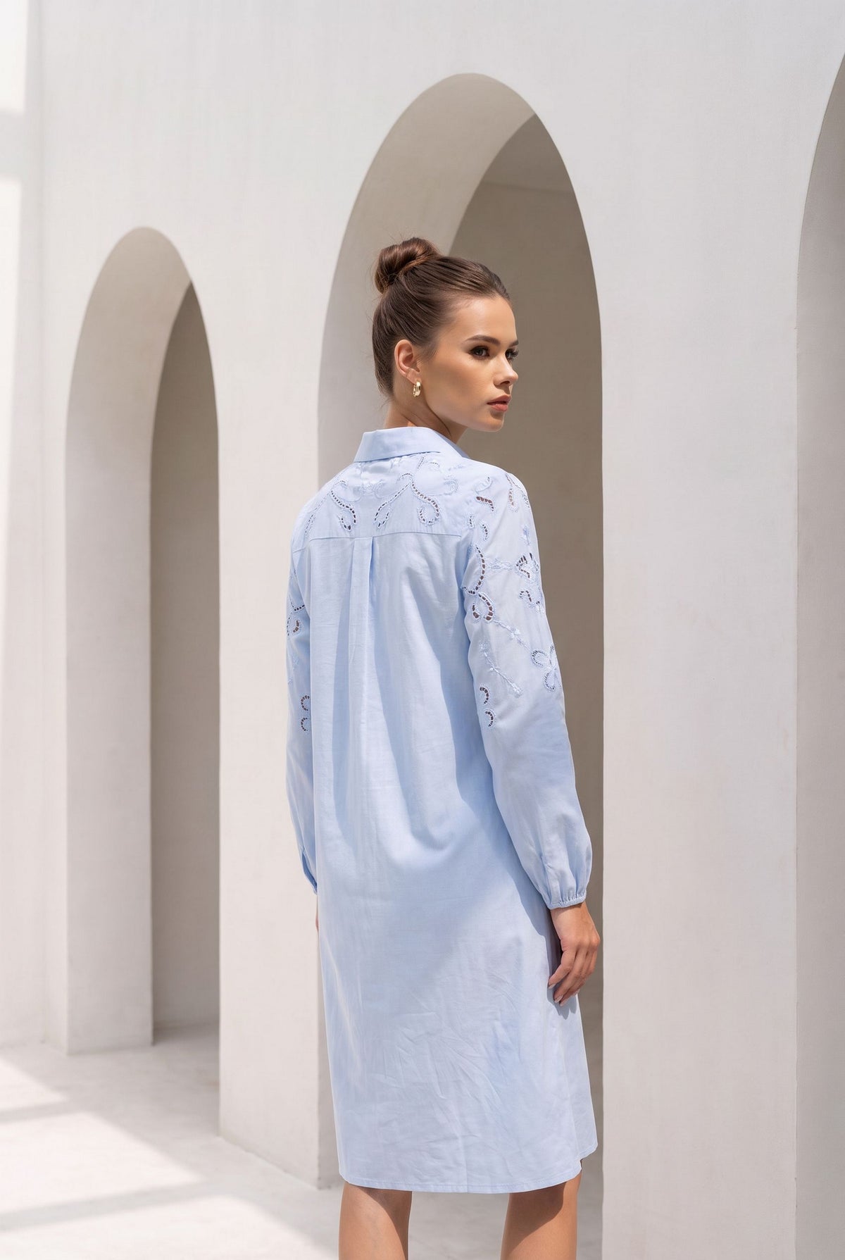 AVA EMBROIDERED DRESS