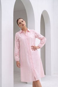 AVA EMBROIDERED DRESS