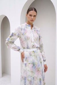 CHANTALLY SILK BLOUSE