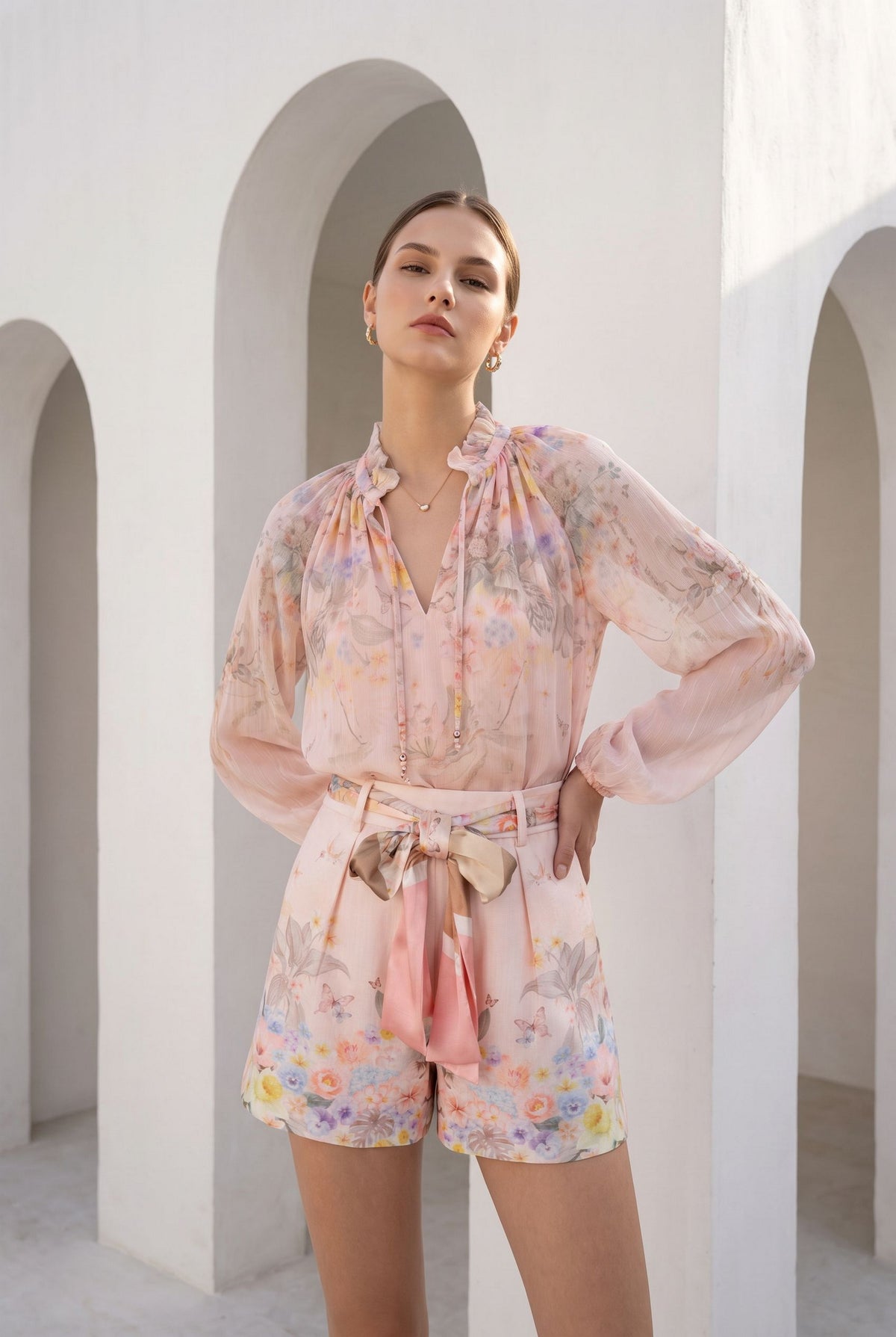 LUNA PRINTED BLOUSE