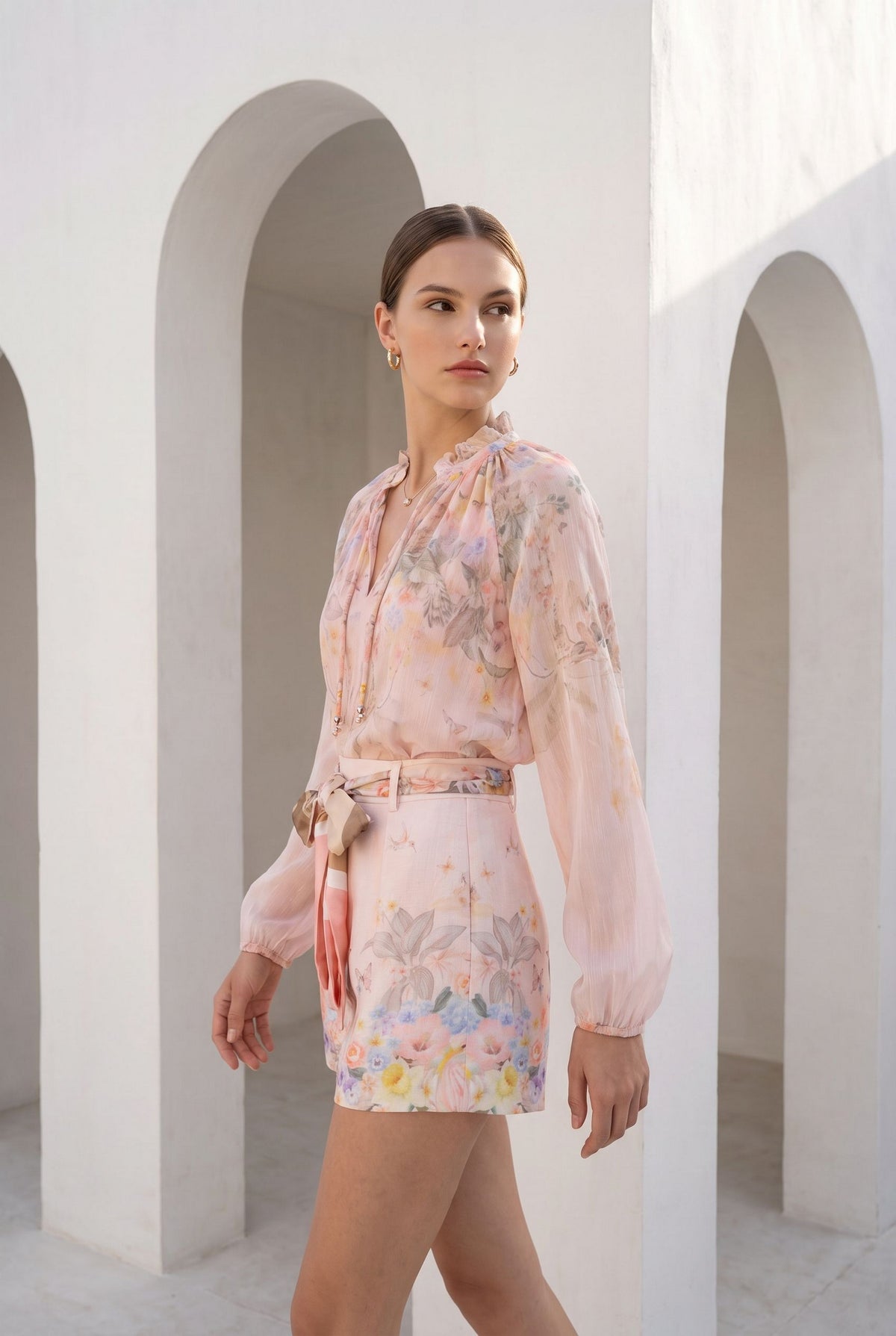 LUNA PRINTED BLOUSE
