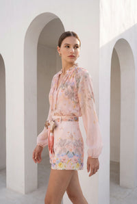 LUNA PRINTED BLOUSE