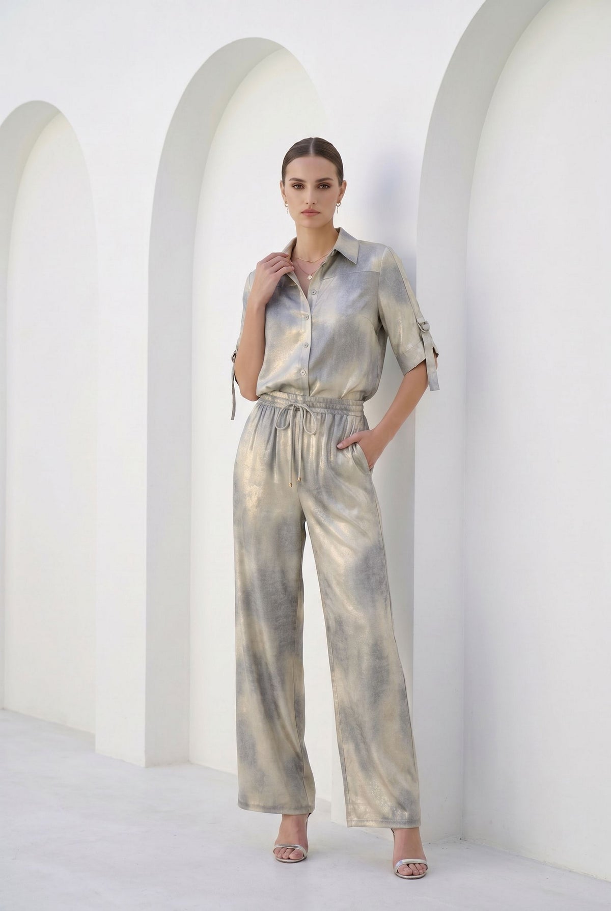 CLAREN PRINTED PANTS